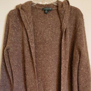Ralph Lauren long wool blend cardigan sweater